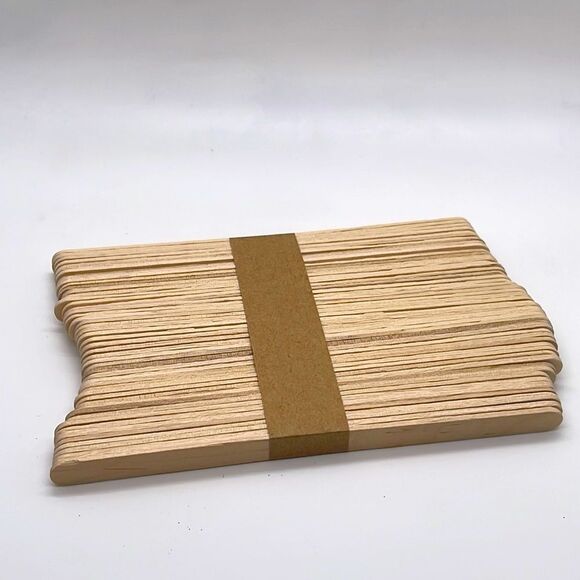 NWT 50 Wood Mixing Sticks for crafting - Picture 1 of 2